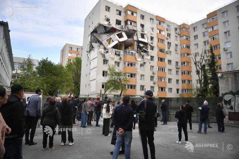 Bloc afectat de explozie în Rahova, familii în dificultate Bloc afectat de explozie în Rahova, familii în dificultate
