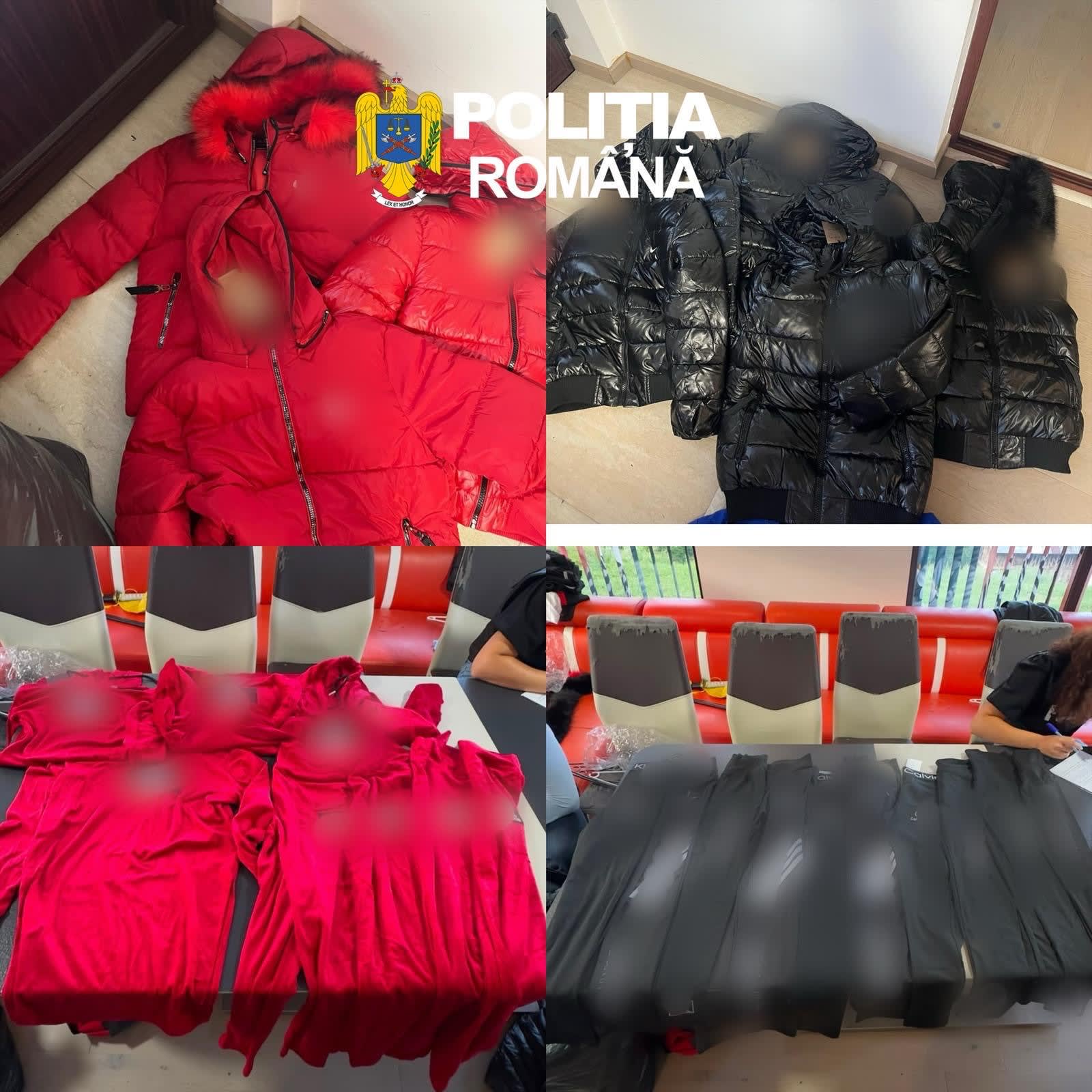 Percheziții în Valea Lungă: polițiștii au ridicat peste 120 de articole contrafăcute