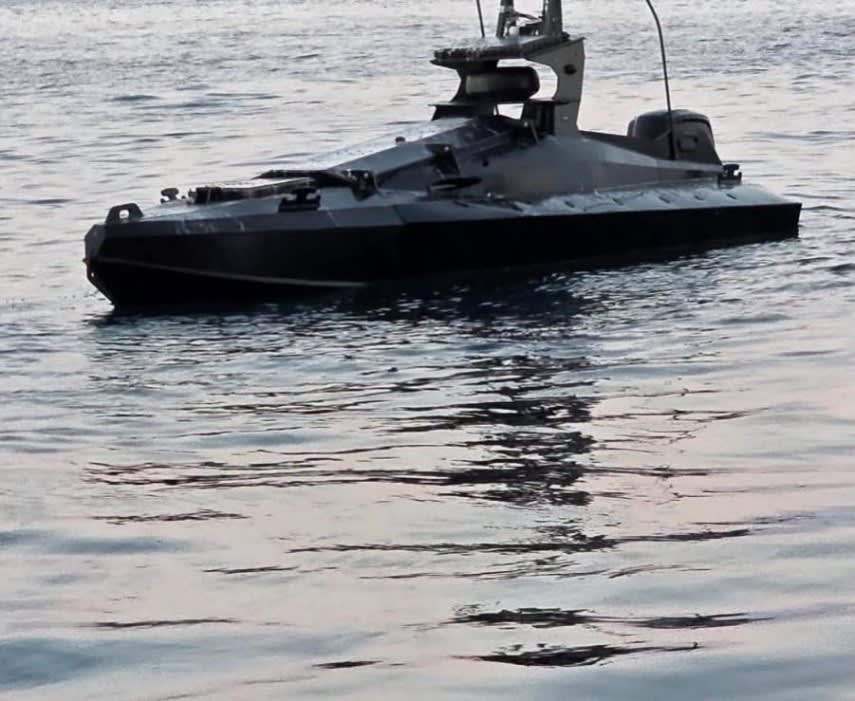 Romanian F-16 fighter jet destroying drone in Black Sea