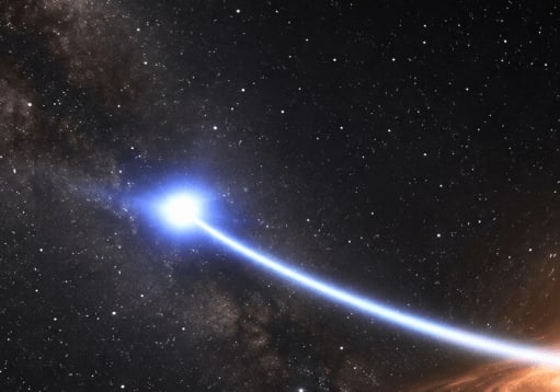 Astronomii identifică cea mai rapidă stea din Calea Lactee lângă o gaură neagră supermasivă
