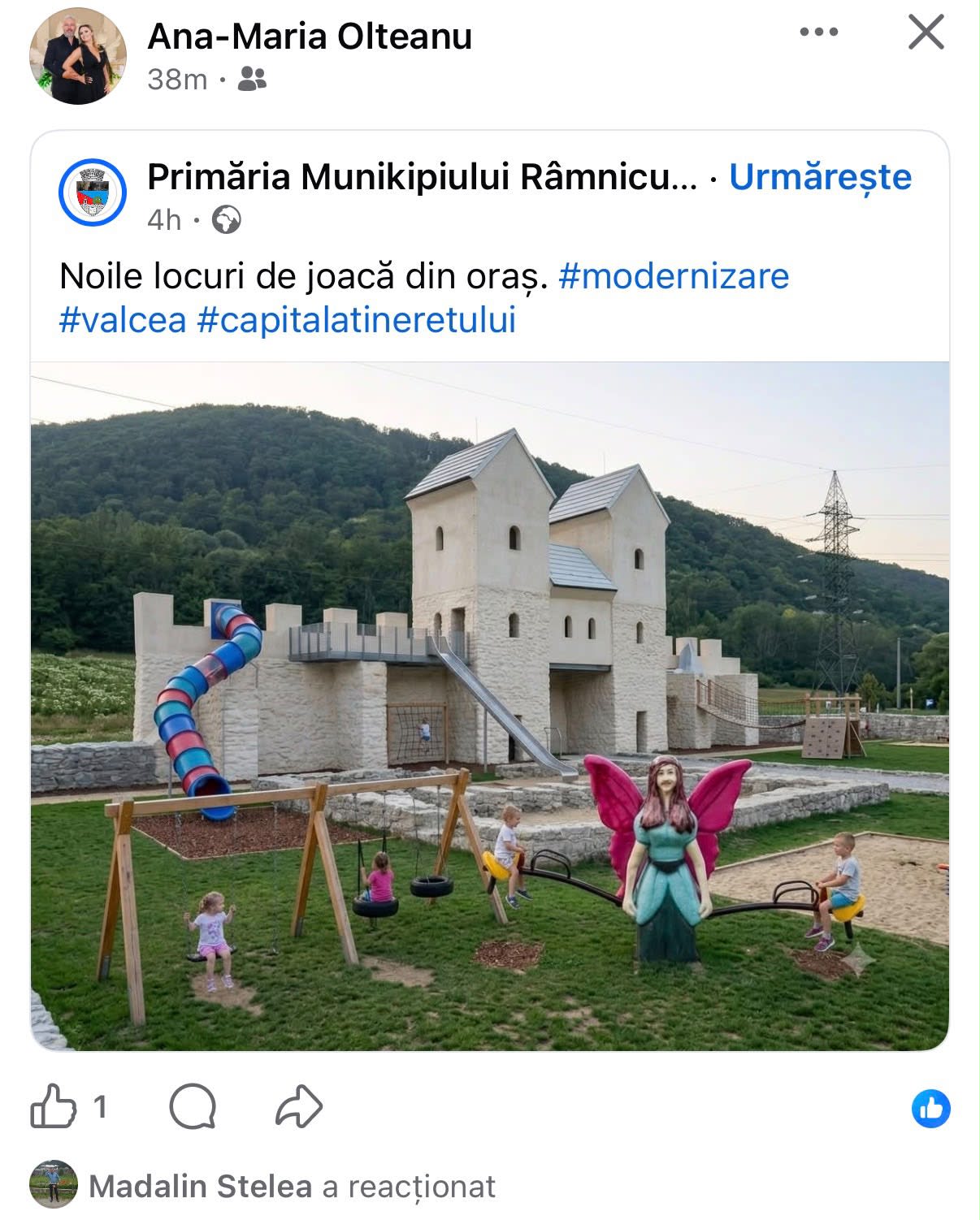 Imagine digitală cu castru roman transformat în loc de joacă, cu personaje fantastice Imagine digitală cu castru roman transformat în loc de joacă, cu personaje fantastice