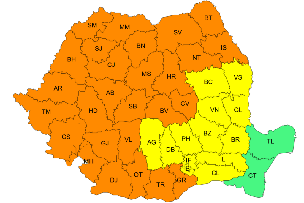 Termometru cu temperaturi de peste 40 de grade în România Termometru cu temperaturi de peste 40 de grade în România