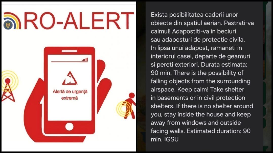 Locuitori din Pufești primesc mesaj RO-Alert despre obiecte din spațiul aerian Locuitori din Pufești primesc mesaj RO-Alert despre obiecte din spațiul aerian