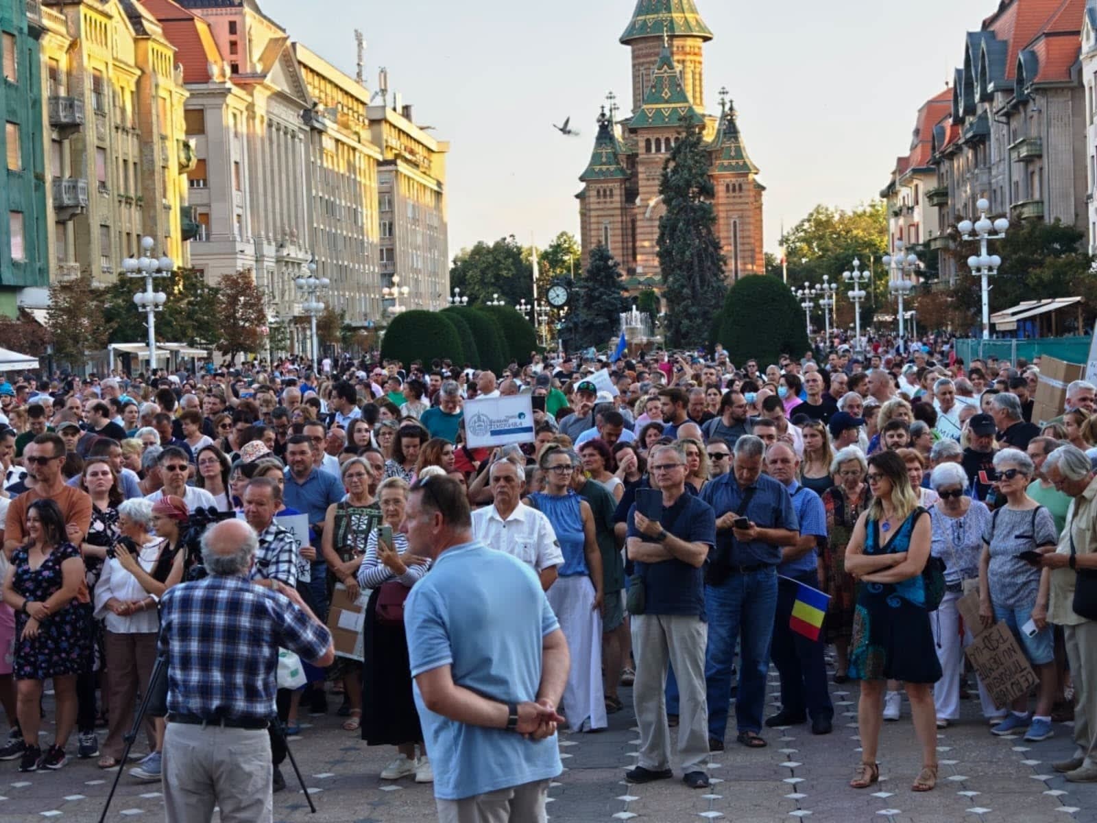 Asociația Tineri liberi a anunțat protest la Timișoara pentru 22 august: „Nu vom renunța!”