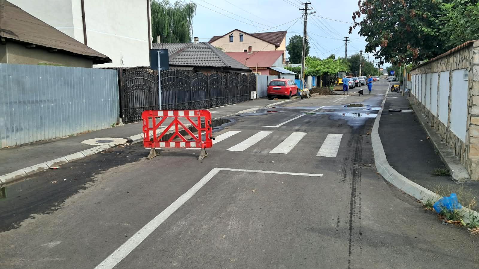 Strada Graurului din Catanga, ghinion după asfaltare: săpături repetate pentru reparații