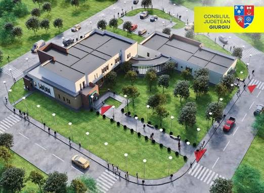 Noul spital din Giurgiu în construcție Noul spital din Giurgiu în construcție