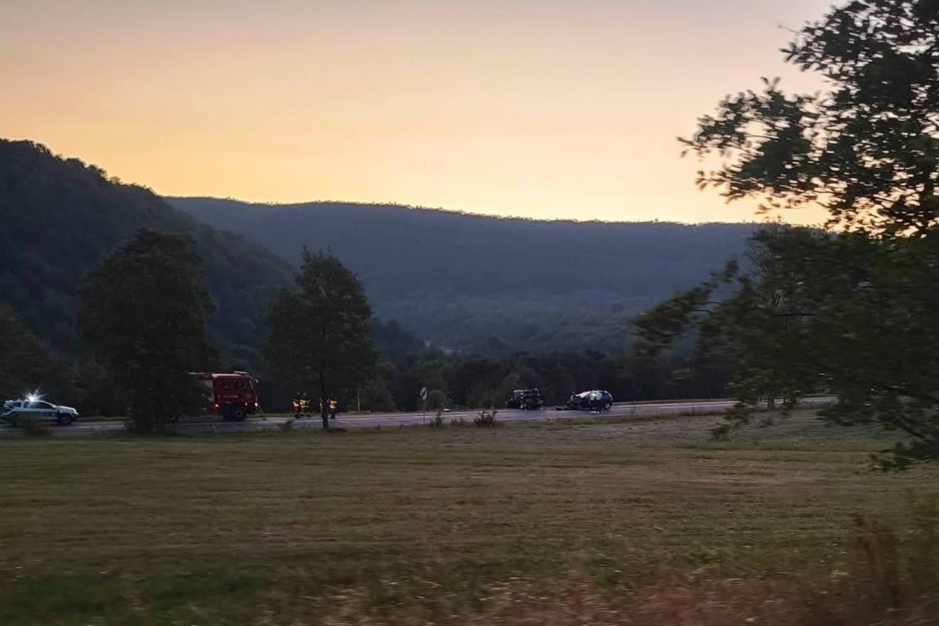 Accident rutier pe Cekend-tető Accident rutier pe Cekend-tető