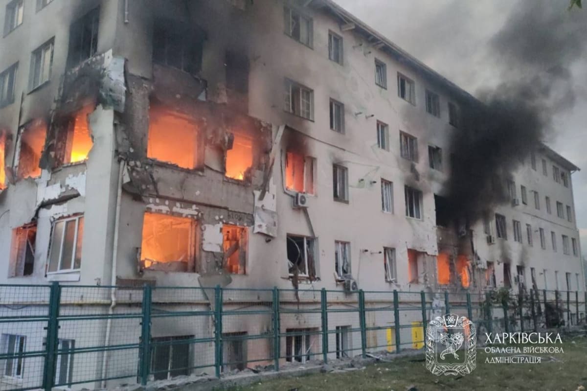 Drona rusească a lovit locuințe din Harkov, iar două persoane s-au stins din viață în regiunea Sumî