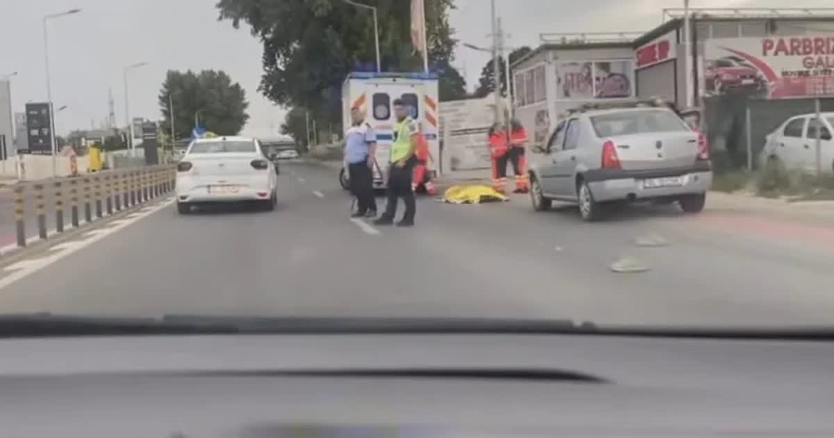 Un șofer de 76 de ani a lovit mortal un pieton pe strada Drumul de Centură din Galați