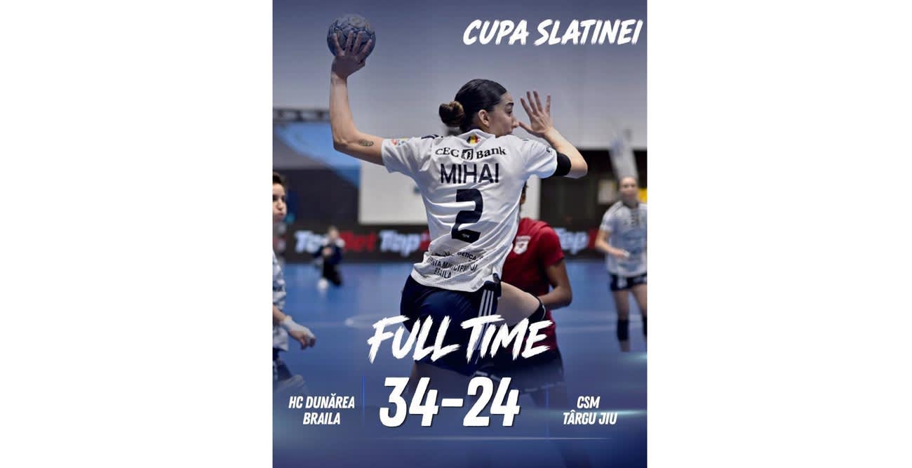 HC Dunărea obține o victorie și suferă o înfrângere la Cupa Slatinei