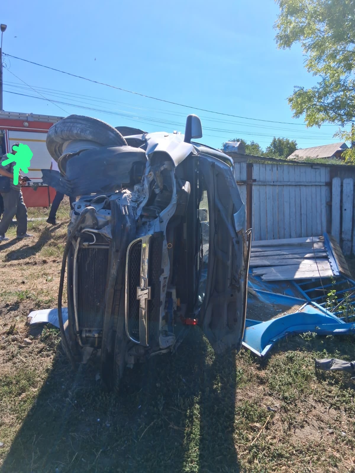 Mașină avariată după accident la Cănțălărești, Vaslui Mașină avariată după accident la Cănțălărești, Vaslui