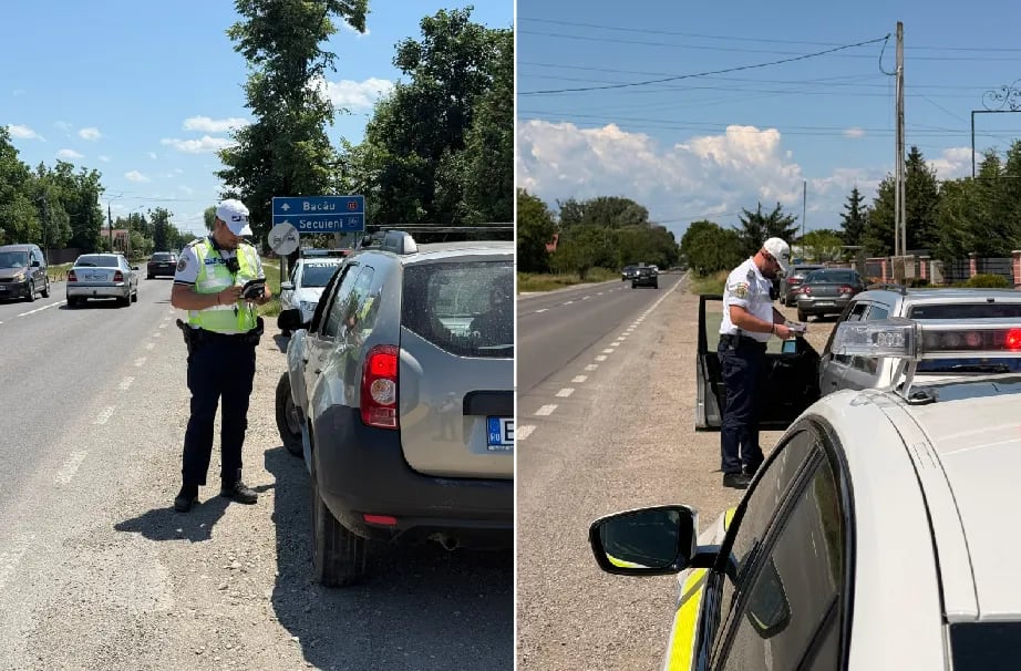 Polițiștii din Bacău desfășoară acțiune de amploare pe DN15 pentru reducerea accidentelor în 2026