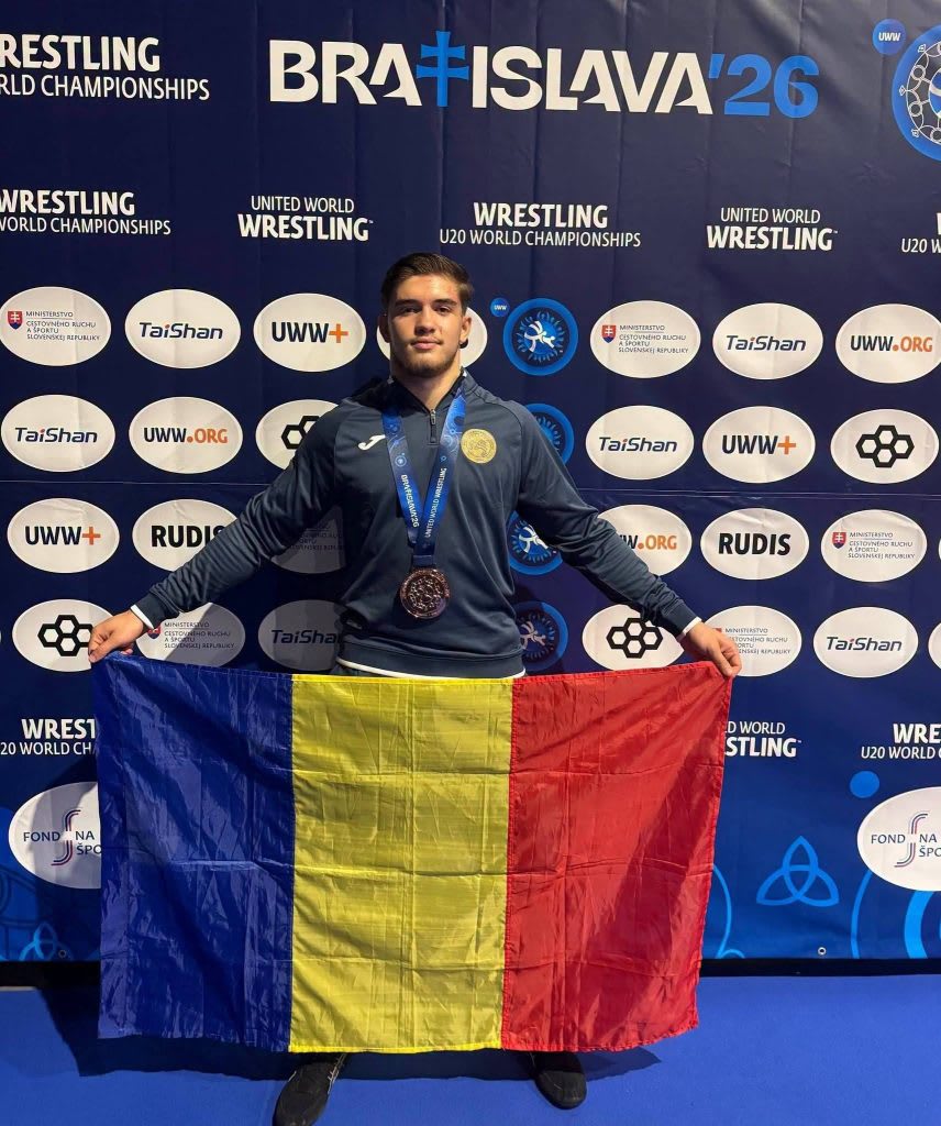 Darius Sas obține medalia de bronz la Campionatul Mondial U20 de la Bratislava