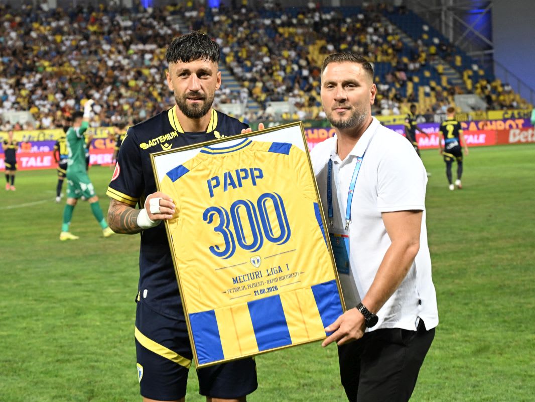 Paul Papp atinge 300 de meciuri în Superliga României