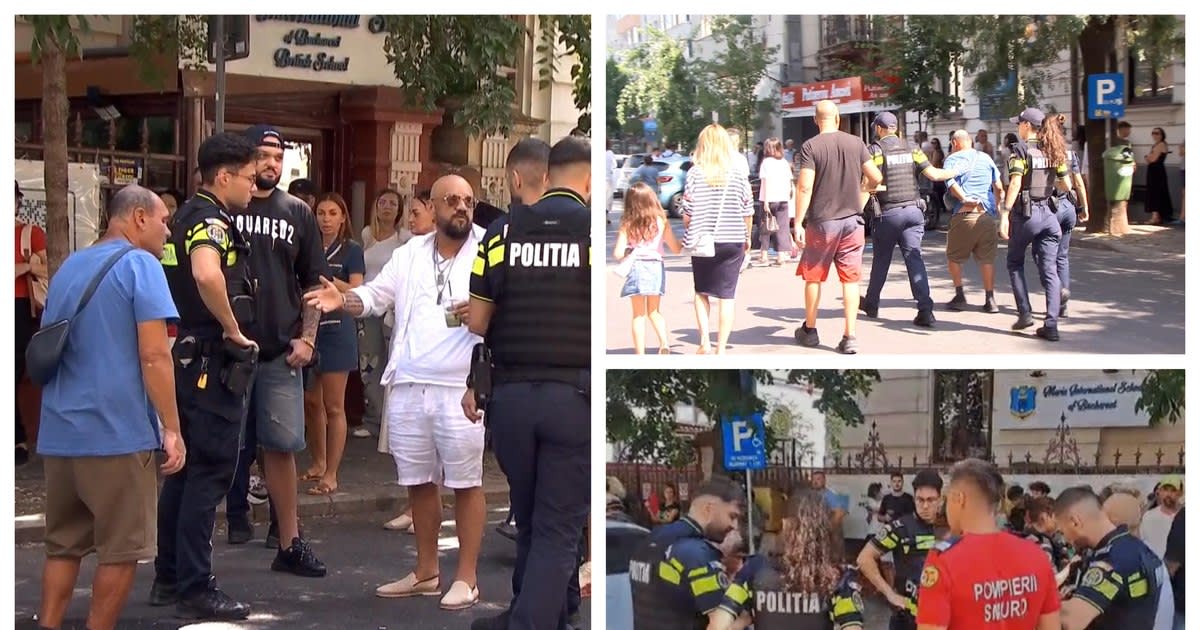 Scandal cu spray lacrimogen la Piața Amzei: bărbat încătușat după ce a cerut bani și a agresat o femeie