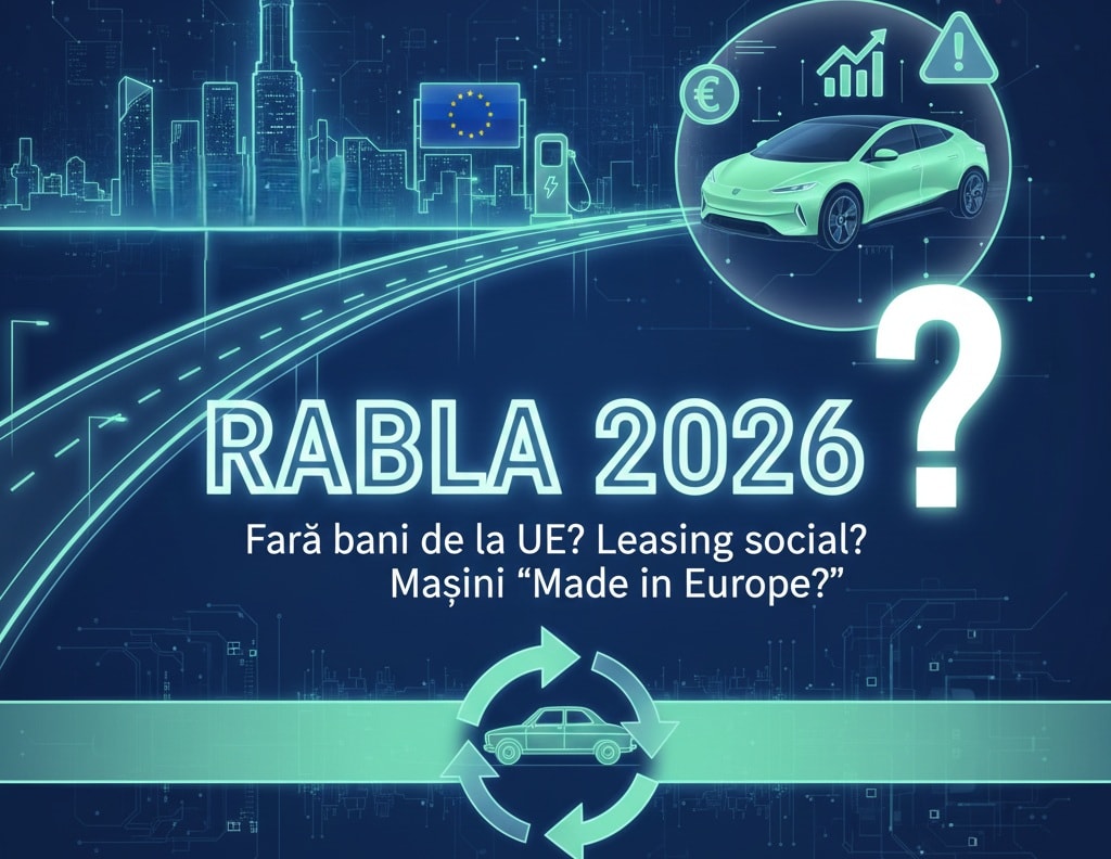 Tânăr cu chei de mașină nouă în mână, simbol al programului Rabla Auto 2026 Tânăr cu chei de mașină nouă în mână, simbol al programului Rabla Auto 2026