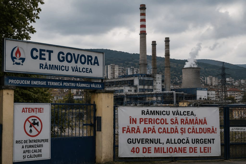 Râmnicu Vâlcea riscă să rămână fără apă caldă și căldură, Guvernul trebuie să aloce 40 milioane lei