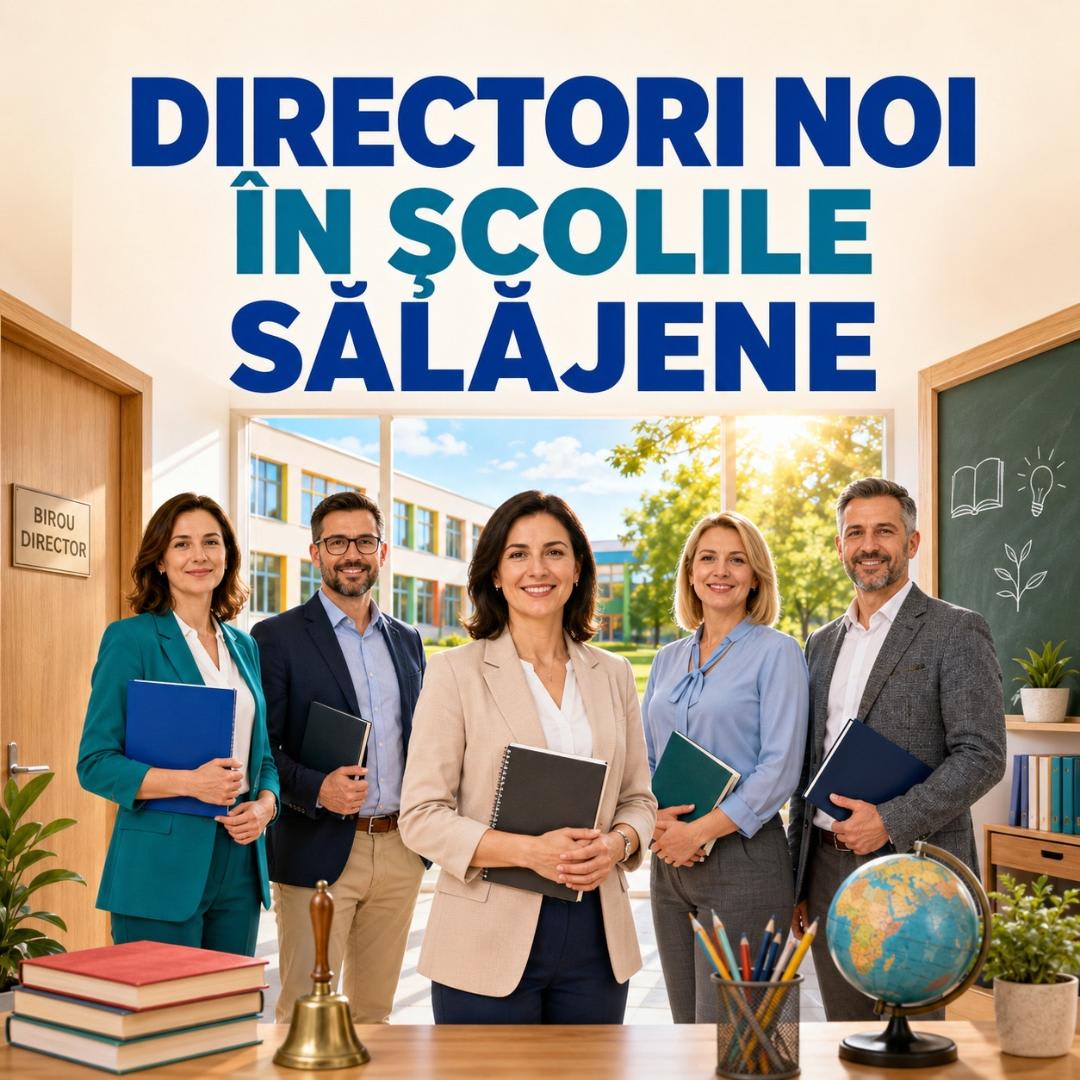 Directorii noilor școli din Sălaj pentru anul școlar 2026 Directorii noilor școli din Sălaj pentru anul școlar 2026