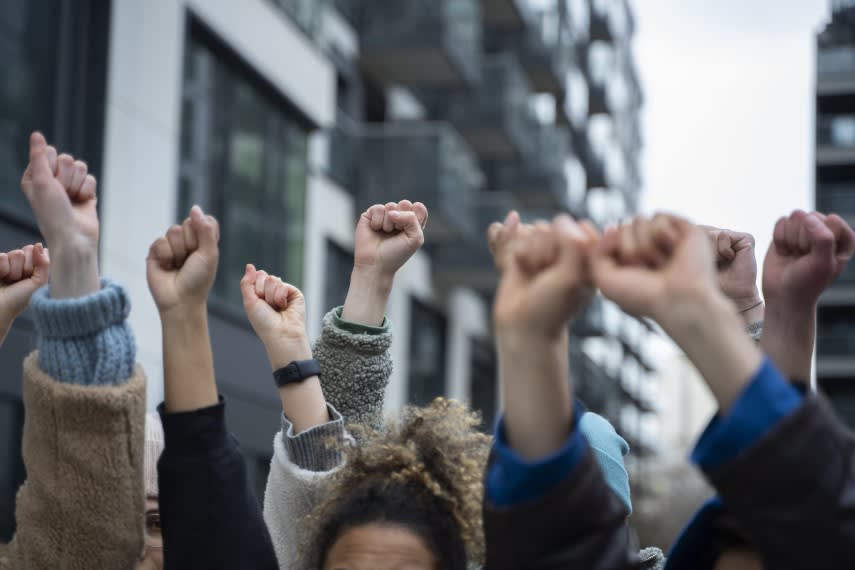 Protest sindical pentru Legea salarizării Protest sindical pentru Legea salarizării