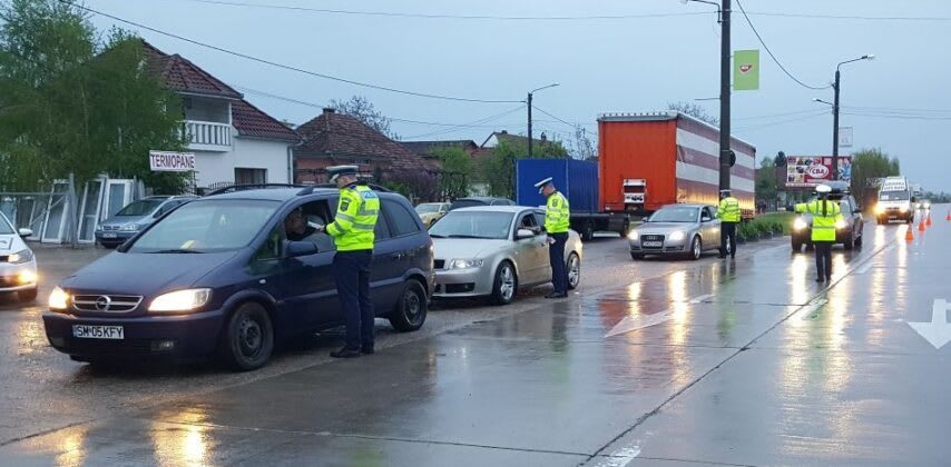 Polițiștii din Satu Mare au aplicat peste 210 sancțiuni într-o zi pentru siguranța publică