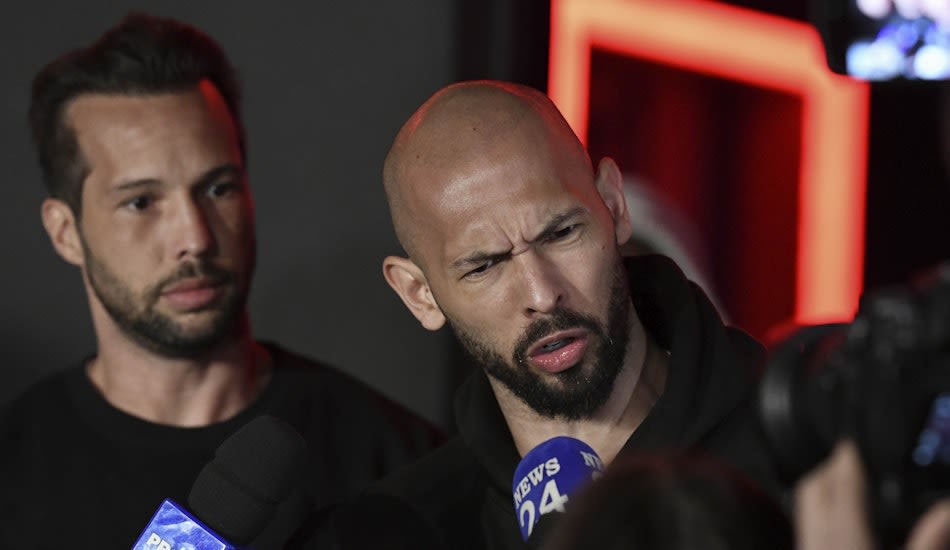 Andrew și Tristan Tate în fața instanței din Miami, în detenție Andrew și Tristan Tate în fața instanței din Miami, în detenție