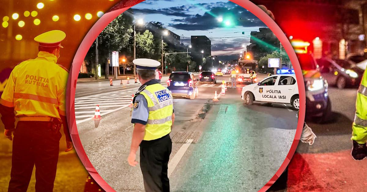 Polițiștii din Iași verifică conducătorii auto agresivi și au aplicat 68 de sancțiuni