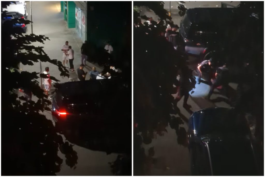 Scena scandalului nocturn în zona Pieței Centrale din Râmnicu Vâlcea Scena scandalului nocturn în zona Pieței Centrale din Râmnicu Vâlcea