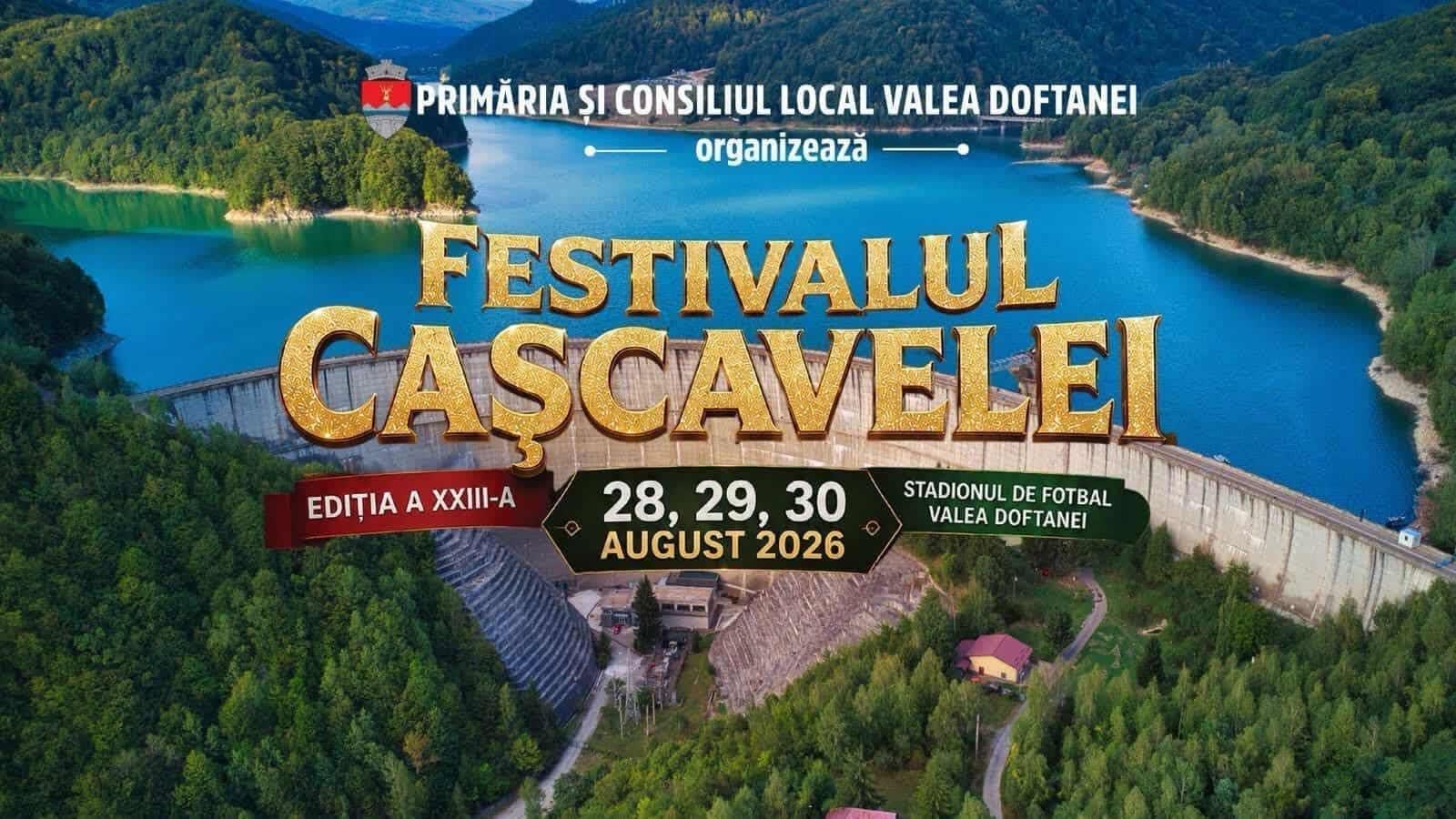 Festivalul Cașcavelei 2026, la Valea Doftanei, aduce artiști precum Horia Brenciu și Elena Gheorghe