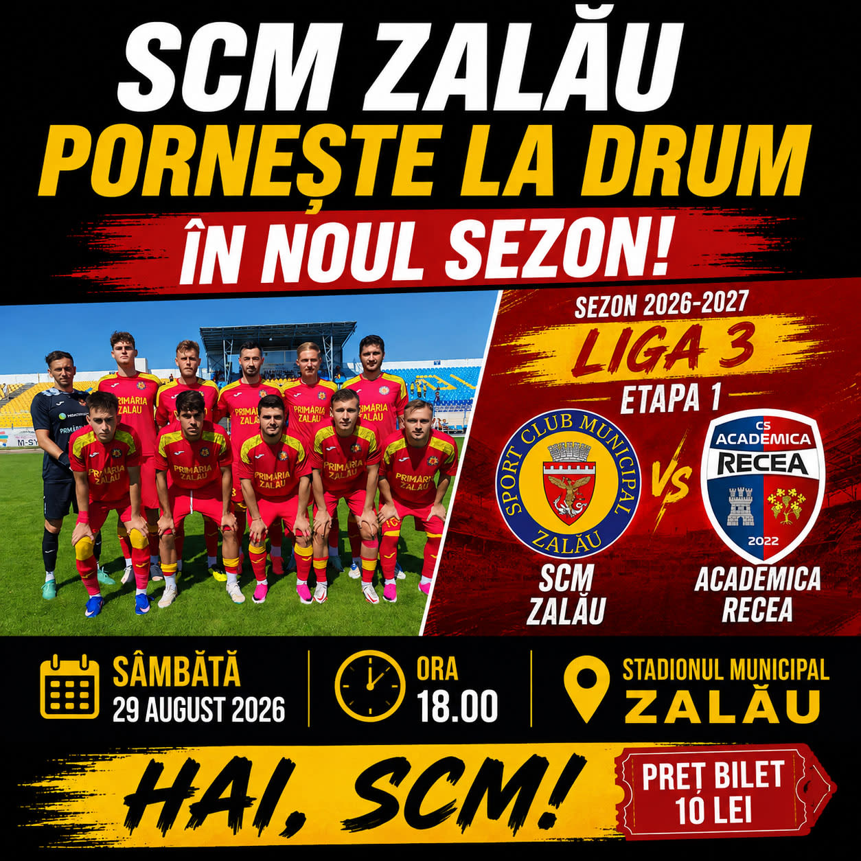 Stadionul Municipal din Zalău pregătit pentru meciul de debut Stadionul Municipal din Zalău pregătit pentru meciul de debut