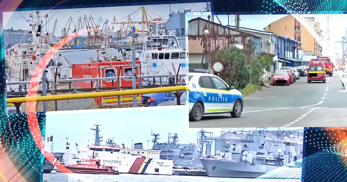 Nava scufundată în Marea Neagră, echipajul fiind salvat