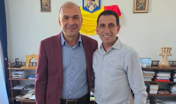 Marin Nedelcu și Felix Borcean în ședința Consiliului Local Caransebeș Marin Nedelcu și Felix Borcean în ședința Consiliului Local Caransebeș