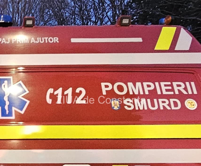 Mașini avariate după accident între Ciocârlia de Sus și Mereni