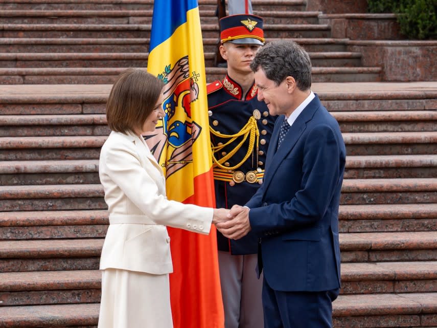 Președintele României Nicușor Dan în vizită oficială la Chișinău Președintele României Nicușor Dan în vizită oficială la Chișinău