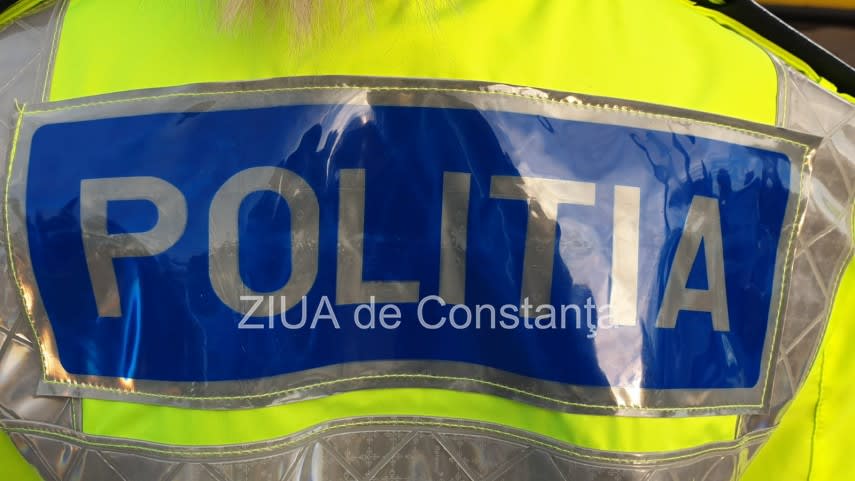 Polițiști rutieri în acțiune în zona Costinești