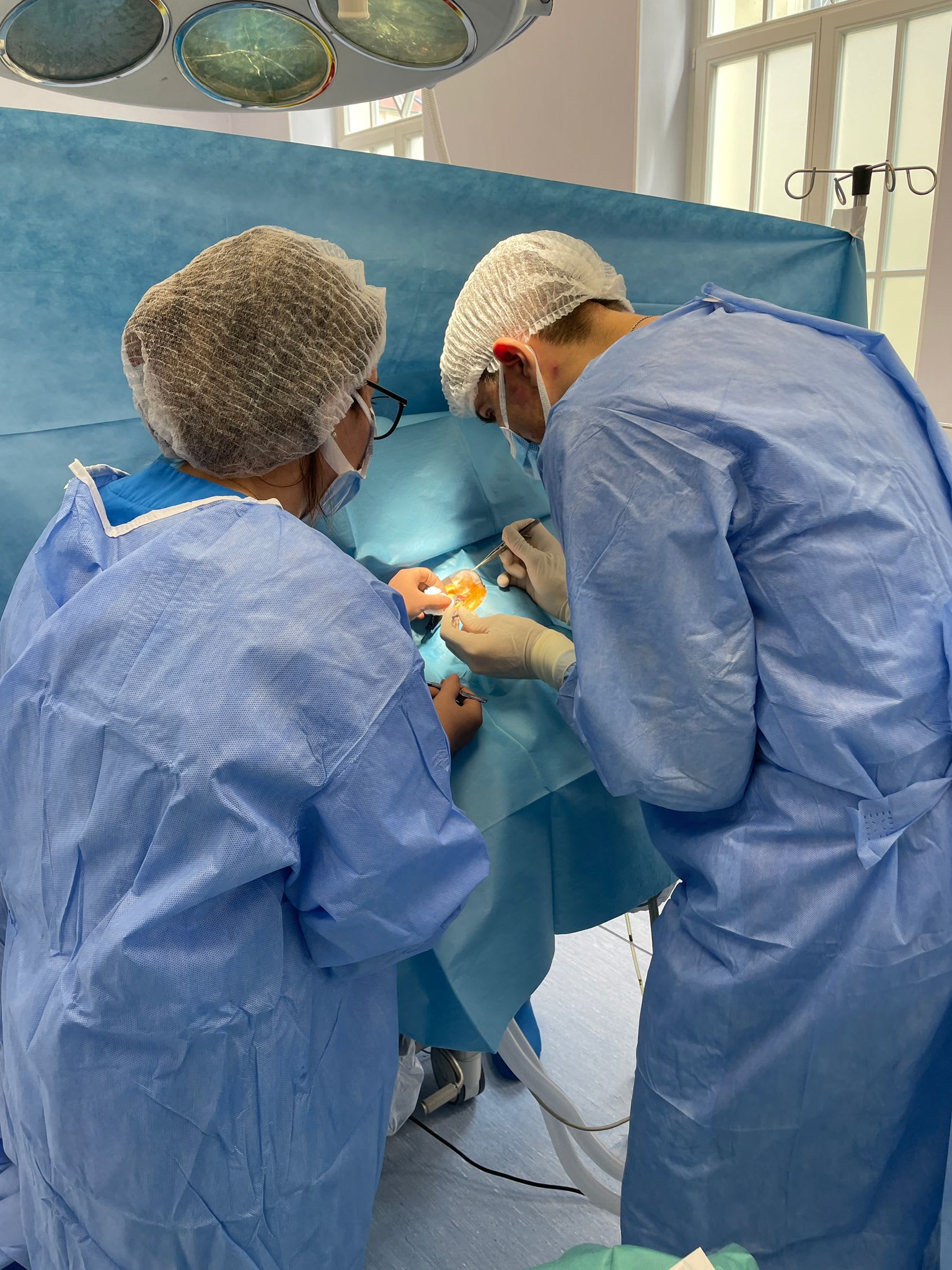 Echipă medicală prelevare organe, spital Târgu Mureș