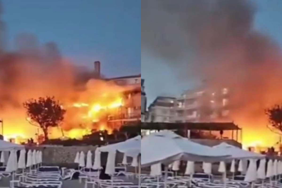 Un incendiu devastator la Sozopol: restaurantul Apollon a fost cuprins de flăcări în zorii zilei