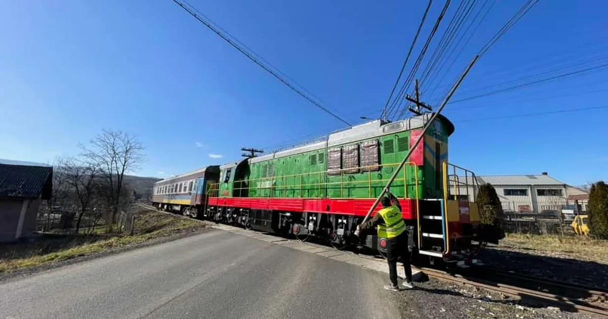 Un tren de artă ucrainean a pornit într-un turneu internațional, inclusiv în România