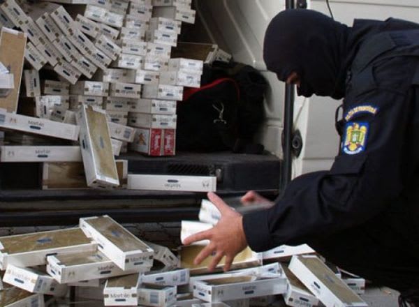 Polițiști de frontieră verificând bagaje în aeroport Polițiști de frontieră verificând bagaje în aeroport