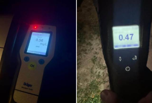 Polițiști rutieri efectuează controale și teste alcool Polițiști rutieri efectuează controale și teste alcool