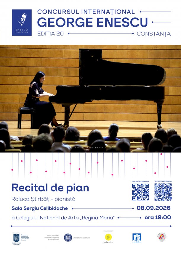 Sala Sergiu Celibidache din Constanța pregătită pentru concertul Enescu