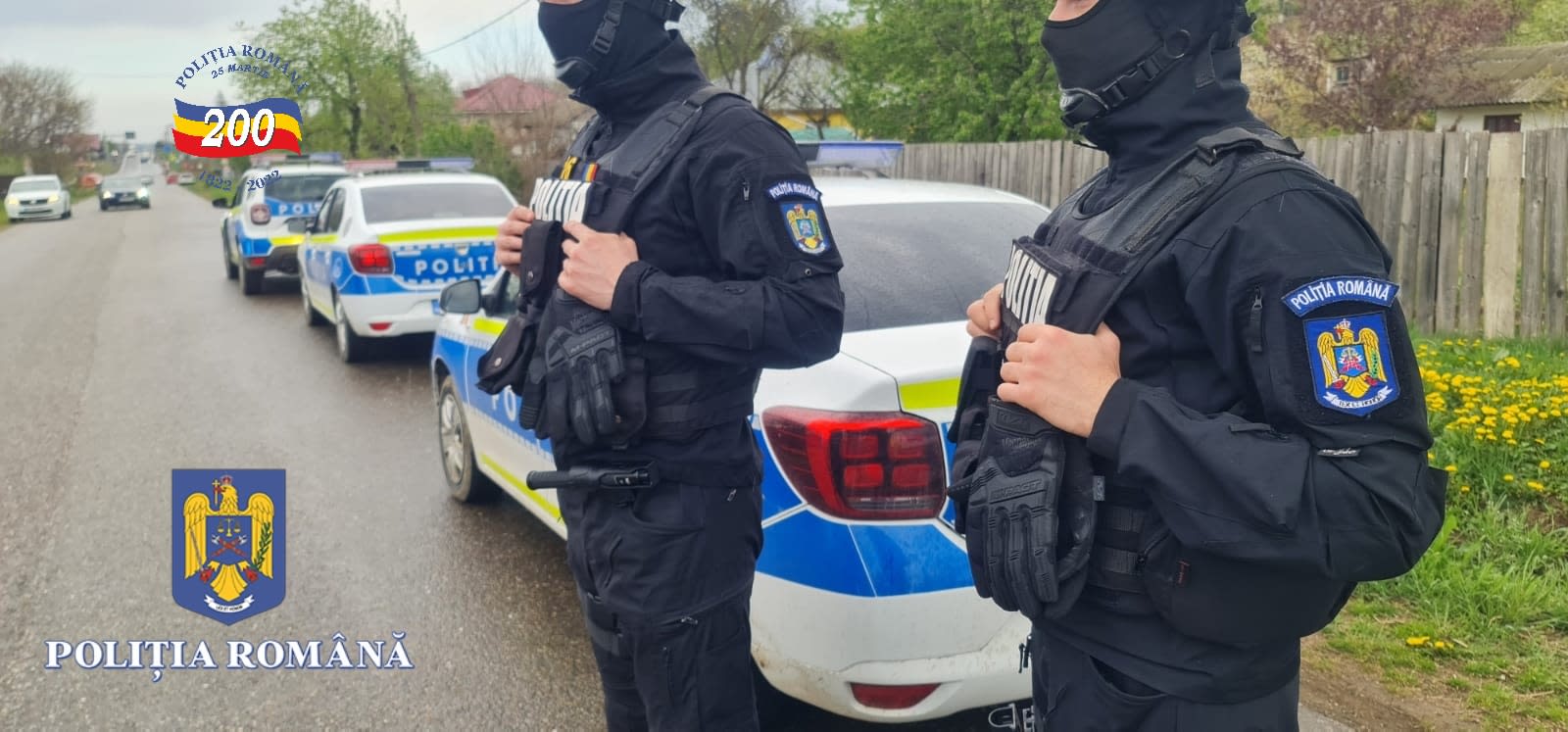 Polițiști în acțiune în comuna Laza, agresiune Polițiști în acțiune în comuna Laza, agresiune