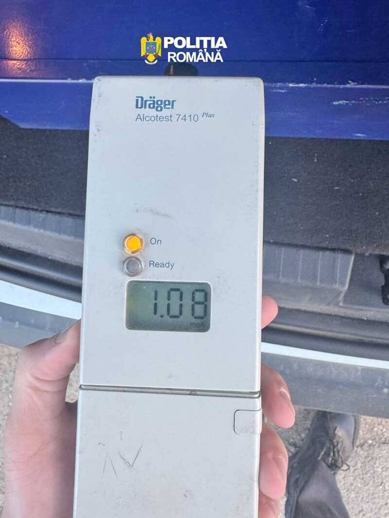 Polițiștii au depistat un bărbat de 38 de ani băut la volan în Bocicoiu Mare