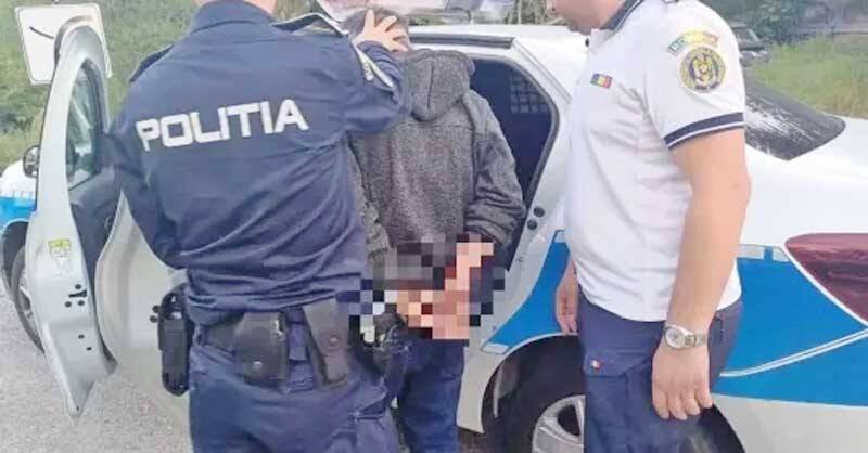 Borșean reținut de polițiști după agresiune și amenințări în familie