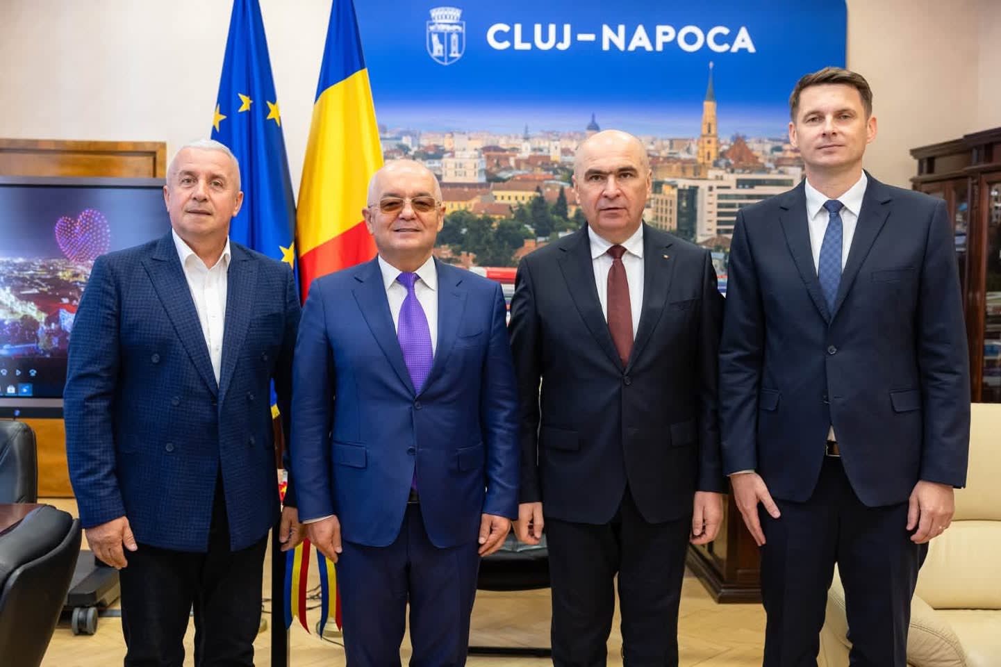 Ilie Bolojan și Emil Boc în discuție la Cluj-Napoca Ilie Bolojan și Emil Boc în discuție la Cluj-Napoca