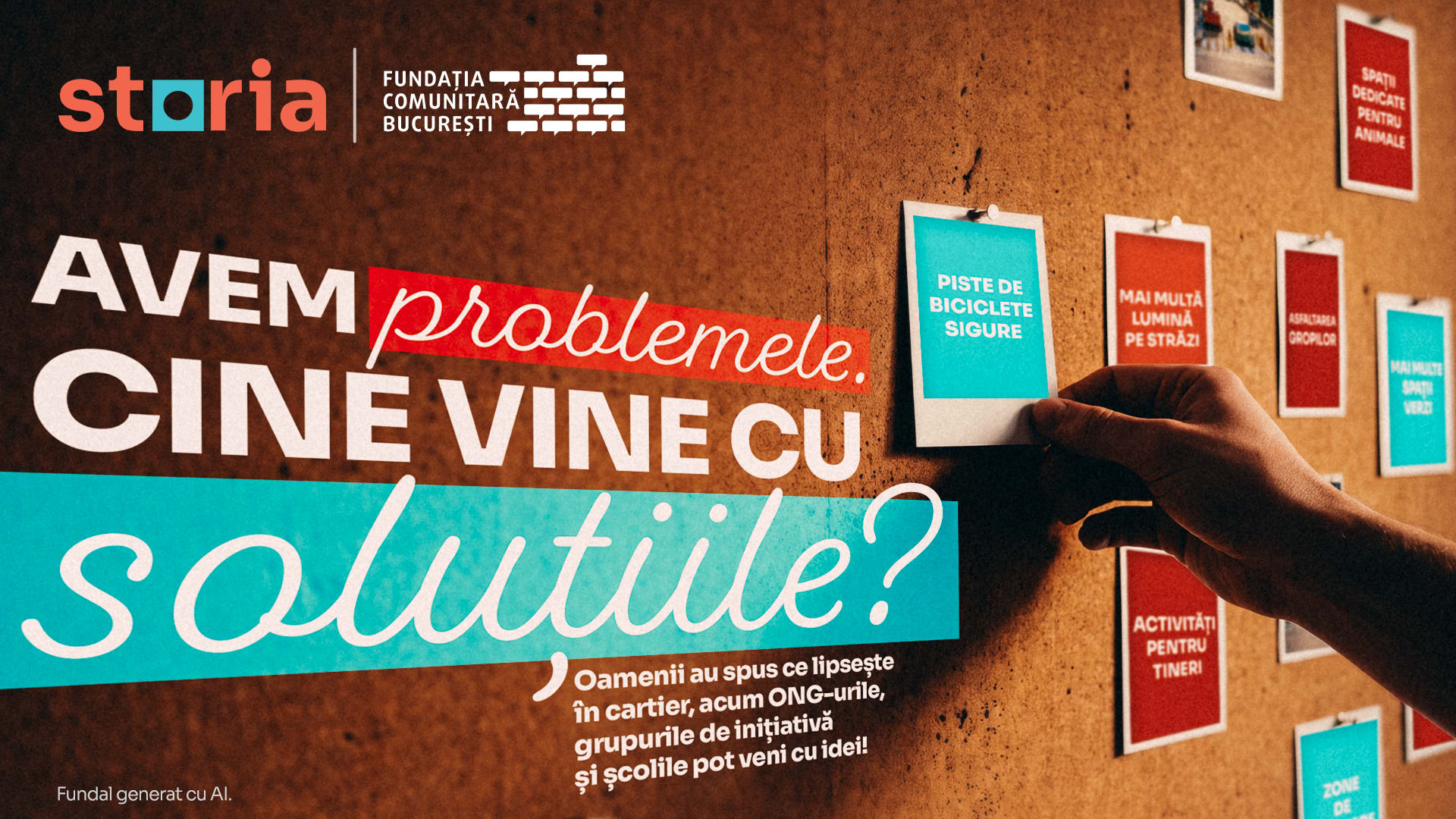 Storia finanțează proiecte pentru îmbunătățirea vieții în cartierele din București