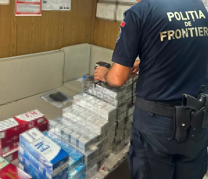 Nava sub pavilion Togo cu țigarete de contrabandă descoperite