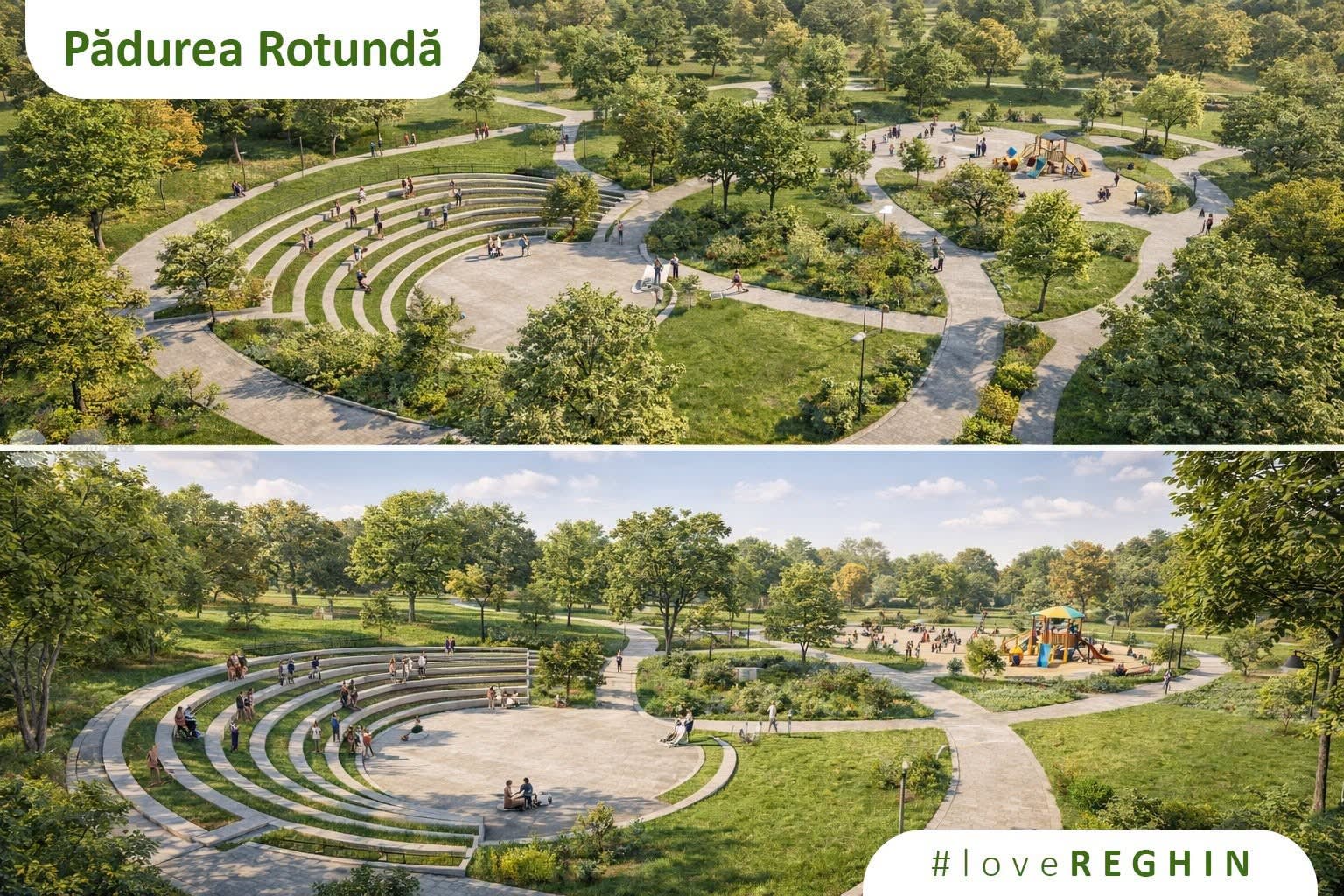 Primăria Reghin a semnat aproape 13 milioane de lei pentru modernizarea Pădurii Rotunde
