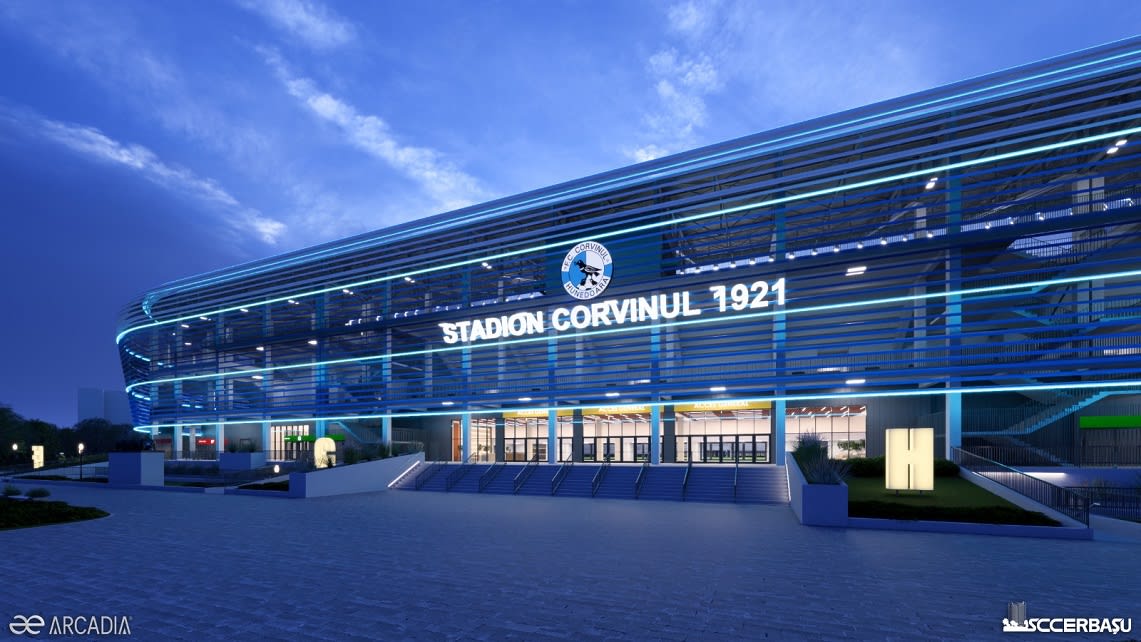 Primăria Hunedoara va cofinanța construirea noului stadion Corvinul 1921