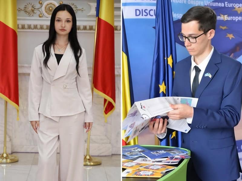 Miruna Huhulea și Eduard Dumitrașcu, tineri din Piatra-Neamț Miruna Huhulea și Eduard Dumitrașcu, tineri din Piatra-Neamț
