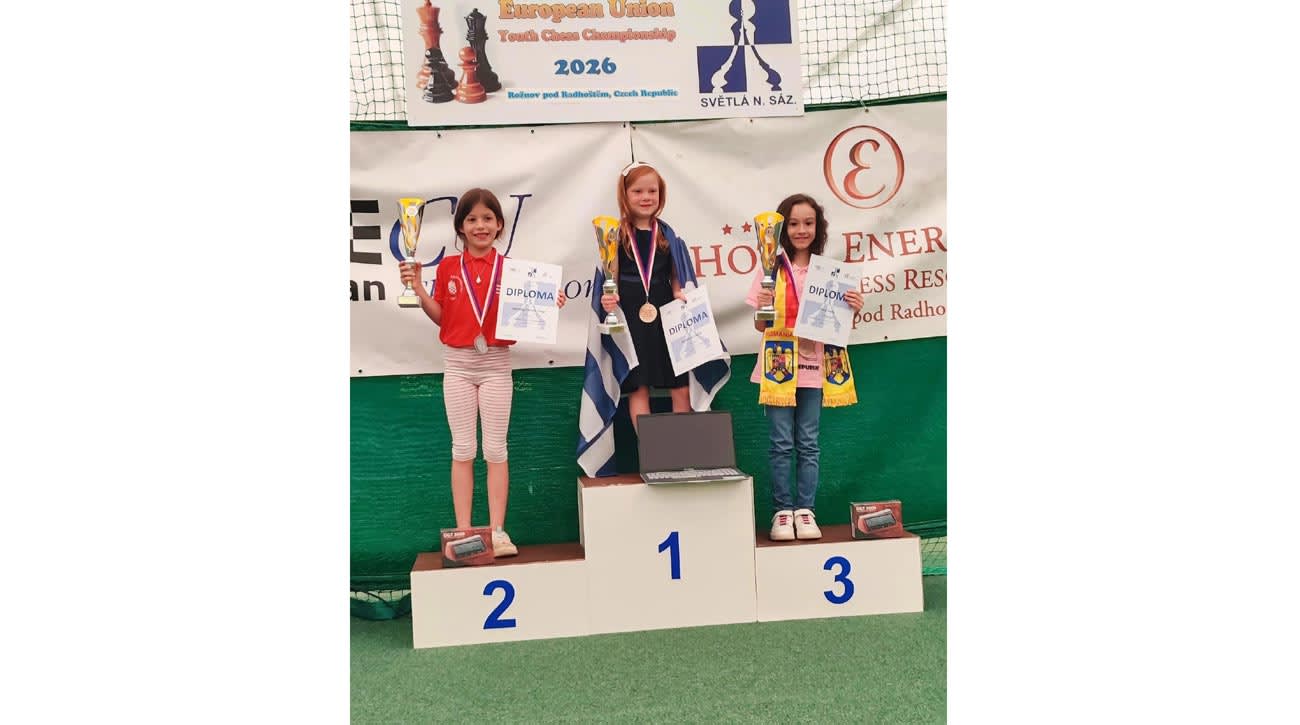 Ioana Onica, la doar 8 ani, obține medalia de bronz la Campionatul European de Șah pentru Juniori din Cehia